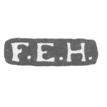 Клеймо мастера Генрихсен Ф. Э. - Ленинград - инициалы "F.E.H." - 1870-1890 гг.
