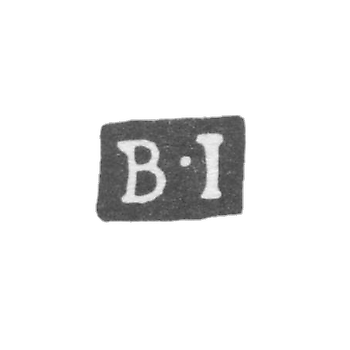 Клеймо мастера Иконников Василий Петров - Москва - инициалы "В-I" - 1762-1800 гг.