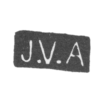 Клеймо мастера Арне Иоганн Виктор - Ленинград - инициалы "J.V.A"