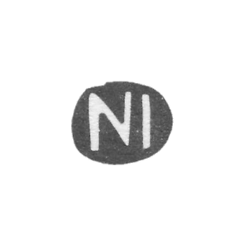Клеймо неизвестного мастера Киева - инициалы "NI" - 18 век