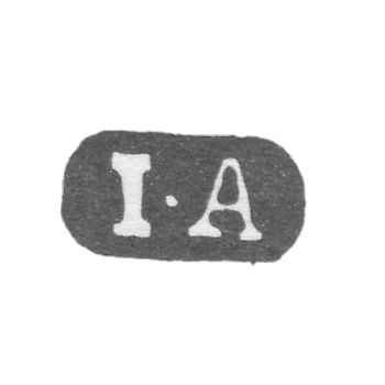 Клеймо мастера Аувин Иона - Ленинград - инициалы "I-A"