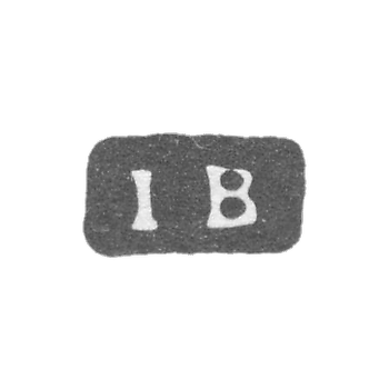 Клеймо мастера Бергстрем Иона - Ленинград - инициалы "IB"