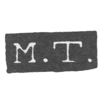 Клеймо мастера Таккинен Михаэль - Ленинград - инициалы "M.T."