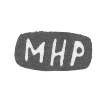 Клеймо мастера Рукавишников Михаил Иванов - дер. Дербилки - инициалы "МИР" - 1898 г.