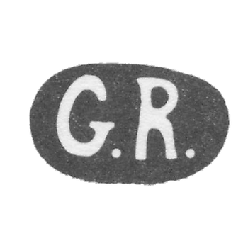 Клеймо неизвестного мастера Киева - инициалы "G.R." - 1899-1908 гг.