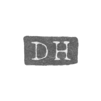 Клеймо мастера Хеккинен Даниэль Эдвард - Ленинград - инициалы "DH"