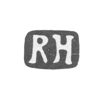 Клеймо неизвестного мастера Пскова - инициалы "RH" - кон. 19 в.