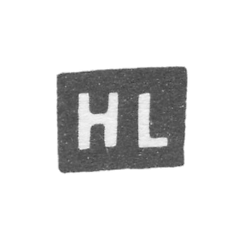 Клеймо мастера Лассас Генрих - Ленинград - инициалы "HL"