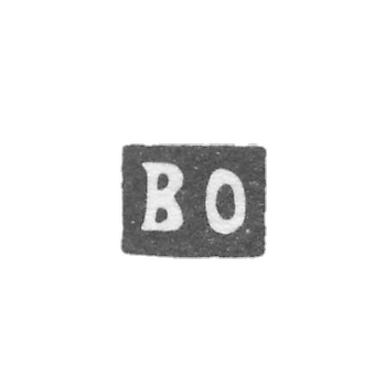 Клеймо мастера Охоненко Василий Кондратьевич - Киев - инициалы "ВО" - 1842-1856 гг.