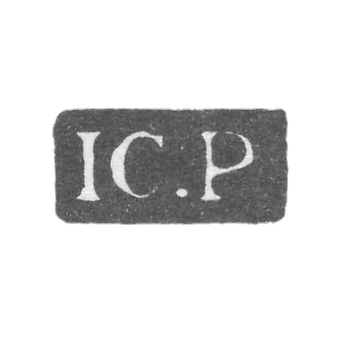 Клеймо мастера Прагст Ивар Кристиан - Ленинград - инициалы "IC.P"