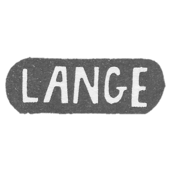 Клеймо мастера Ланге - Таллин - инициалы "LANGE" - 1936 г.