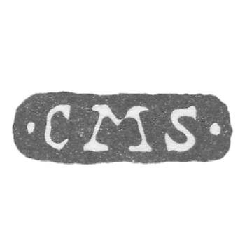 Клеймо мастера Штеле Карл Магнус - Ленинград - инициалы "CMS" - 1830-1849