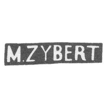 Клеймо мастера Циберт М. - Харьков - инициалы "M.ZYBERT" - после 1908 г.
