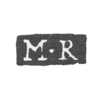 Клеймо мастера Рейхелин Матиас - Ленинград - инициалы "M-R"