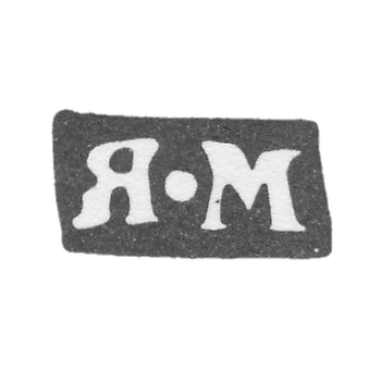 Клеймо мастера Масленников Яков Семенов - Москва - инициалы "Я-М" - 1756-1790 гг.