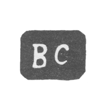 Клеймо мастера Саранцев В. - Вологда - инициалы "ВС" - 1898 г.