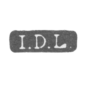 Клеймо мастера Линдквист Иоганн Дидрих - Ленинград - инициалы "I.D.L."