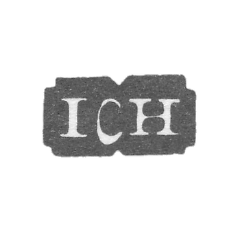 Клеймо мастера Гоффман Иоганн Конрад - Ленинград - инициалы "ICH"