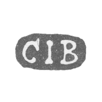 Клеймо мастера Богас Карл Иоган - Ленинград - инициалы "CIB"