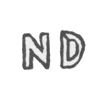 Клеймо мастера Дом Николай - Ленинград - инициалы "ND"