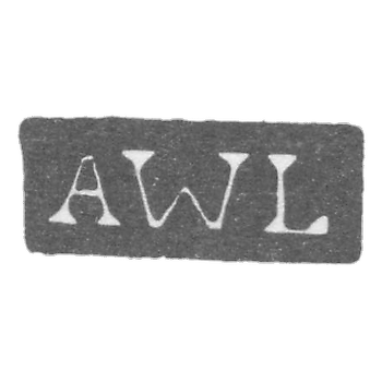 Клеймо мастера Лунг Андерс Вильгельм - Ленинград - инициалы "AWL"