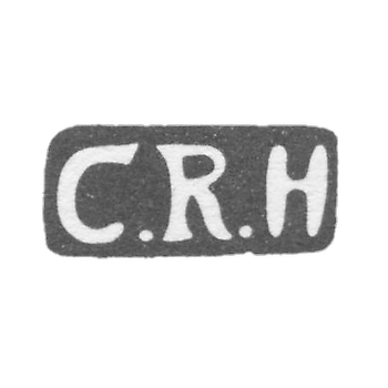 Клеймо мастера Херманн Роберт Хуго - Тарту - инициалы "CRH" - 1853-1886 гг.