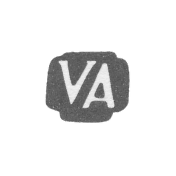 Клеймо мастера Андриан Валентин - Таллин - инициалы "VA" - 1714-1753 гг.