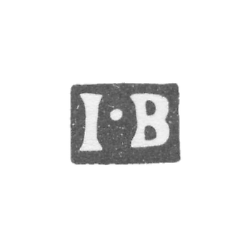 Клеймо мастера Виталиев Яков - Москва - инициалы "I-B" - 1802-1855 гг.