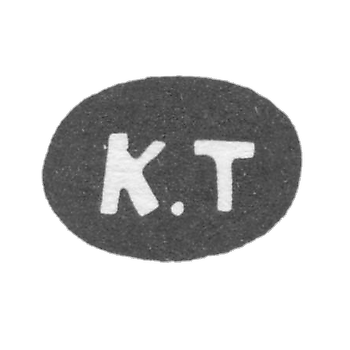 Клеймо мастера Томсон Карл-Густав - Ленинград - инициалы "K.T"