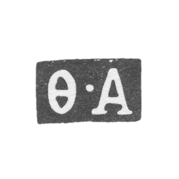 Клеймо мастера Алексеев Федор - Москва - инициалы "Ф-А" - 1740-1785 гг.
