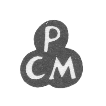 Клеймо мастера Меринг Петер Христиан - Хапсал - инициалы "PCM" - 1773-1817 гг.