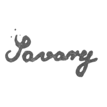 Клеймо мастера Савари Карл Густав - Ленинград - инициалы "Savary"