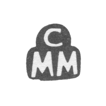 Клеймо мастера Мёринг Кристиан Матиас - Таллин - инициалы "CMM" - 1742-1787 гг.