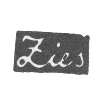 Клеймо мастера Циес - Москва - инициалы "Lies" - 1817-1819 гг.