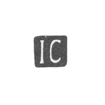 Клеймо неизвестного мастера Одессы - инициалы "IC" - 1873 г.