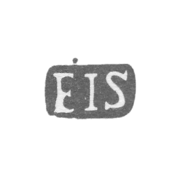 Клеймо мастера Систонен Эрик Иоганн - Ленинград - инициалы "EIS"