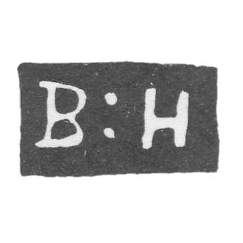 Клеймо мастера Никитин Василий - Новгород - инициалы "В:Н" - 1820-1827 гг.