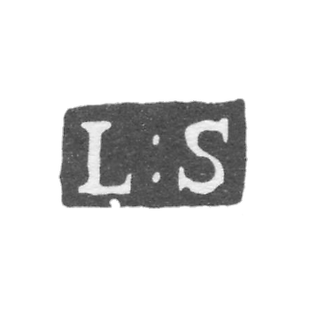 Клеймо мастера Смедберг Израель Людвиг - Ленинград - инициалы "L:S"
