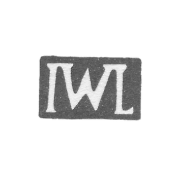 Клеймо мастера Лундберг Иоганн Вильгельм - Таллин - инициалы "IWL" - 1788-1806 гг.