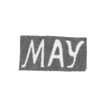 Клеймо мастера Мей Натанаэль (May Nathanael) - Вильно - инициалы "MAY" - 1767-1790 гг.