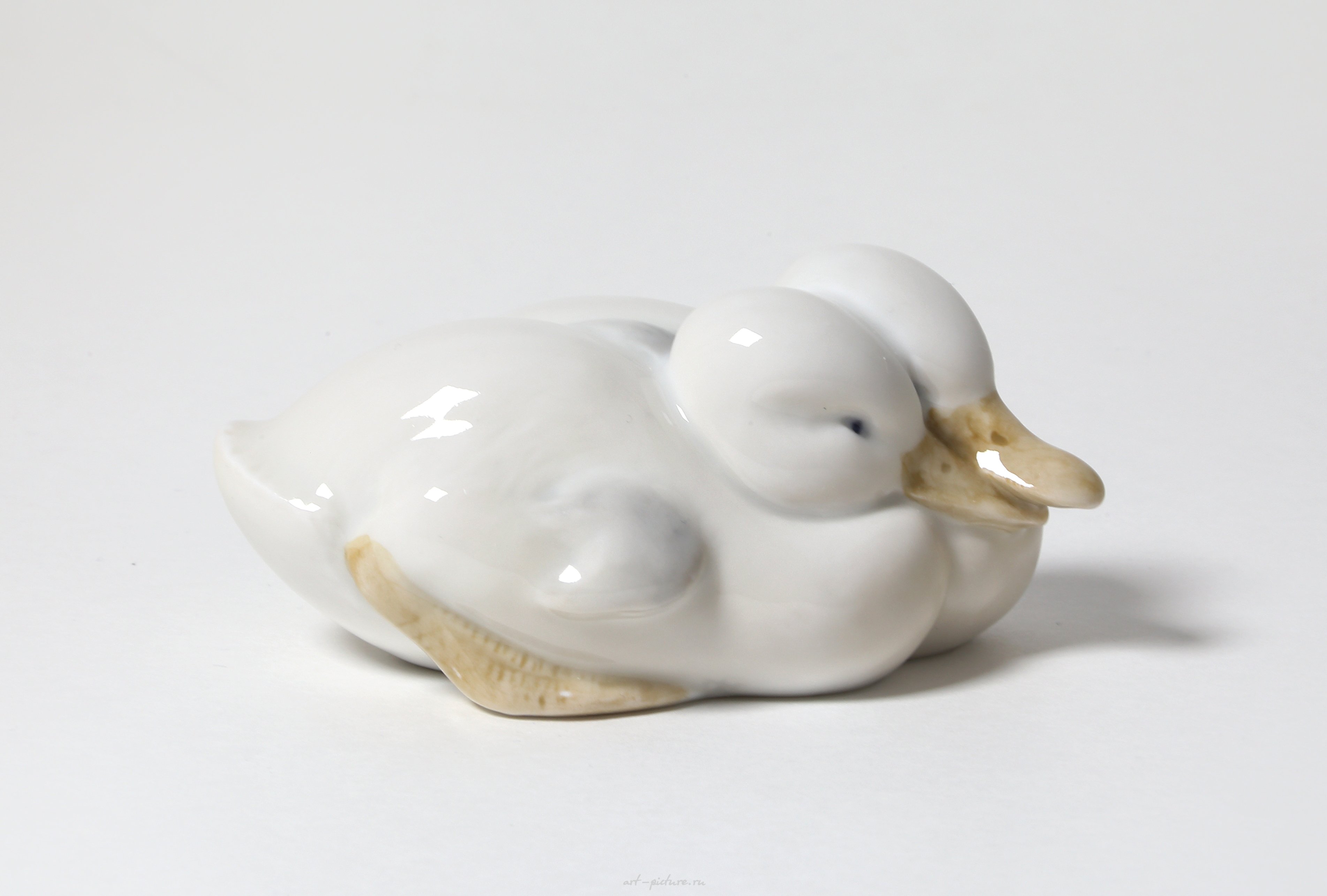 A pair of ducklings. Denmark, Copenhagen, Royal Copenhagen.