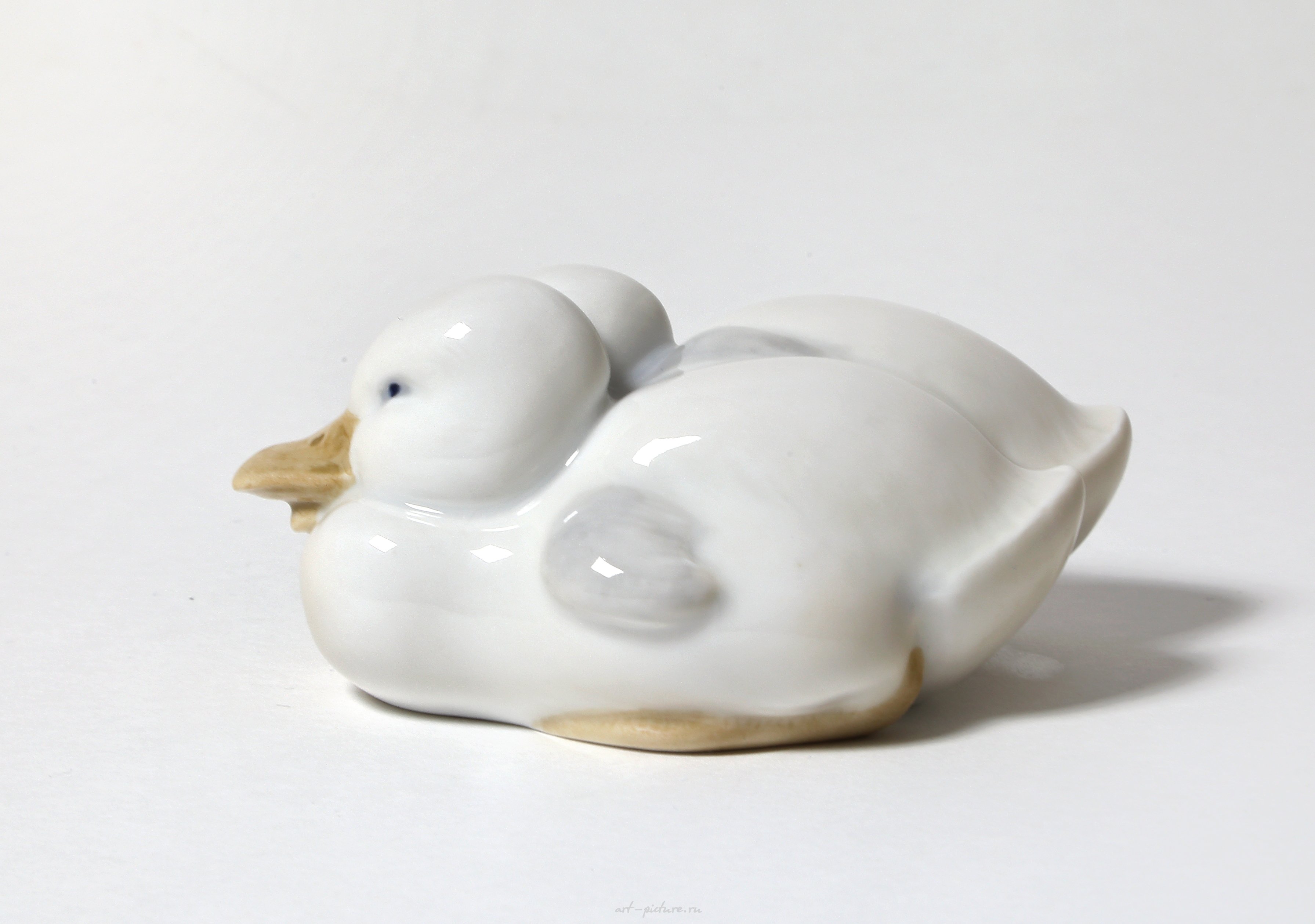 A pair of ducklings. Denmark, Copenhagen, Royal Copenhagen.