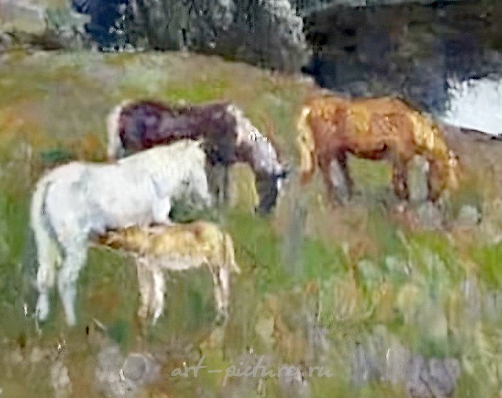 У Днепра. Холст, масло. 72 х 92 см
