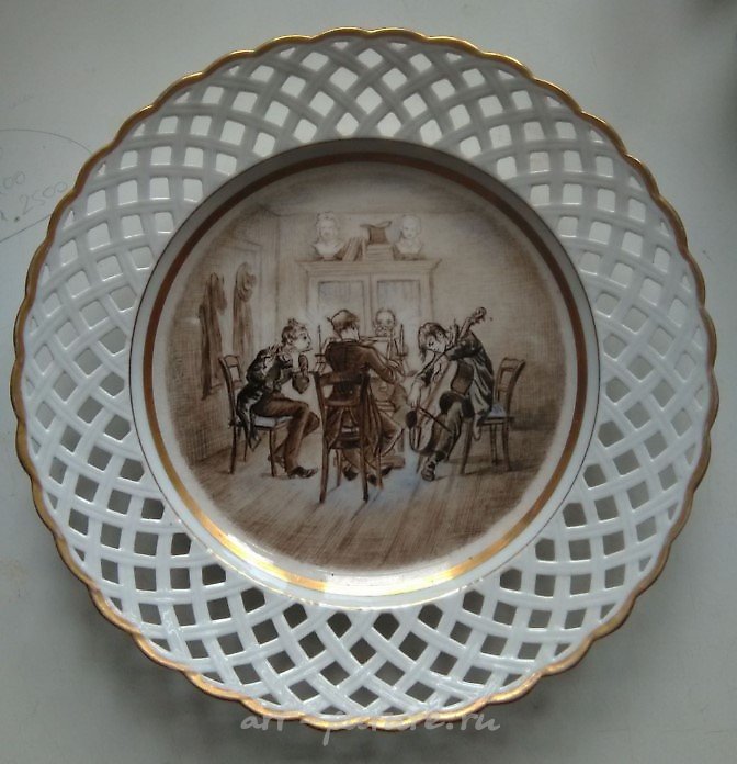 Artistic plate KPM