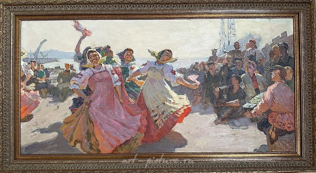 "Concert at the Construction Site. (sketch)"