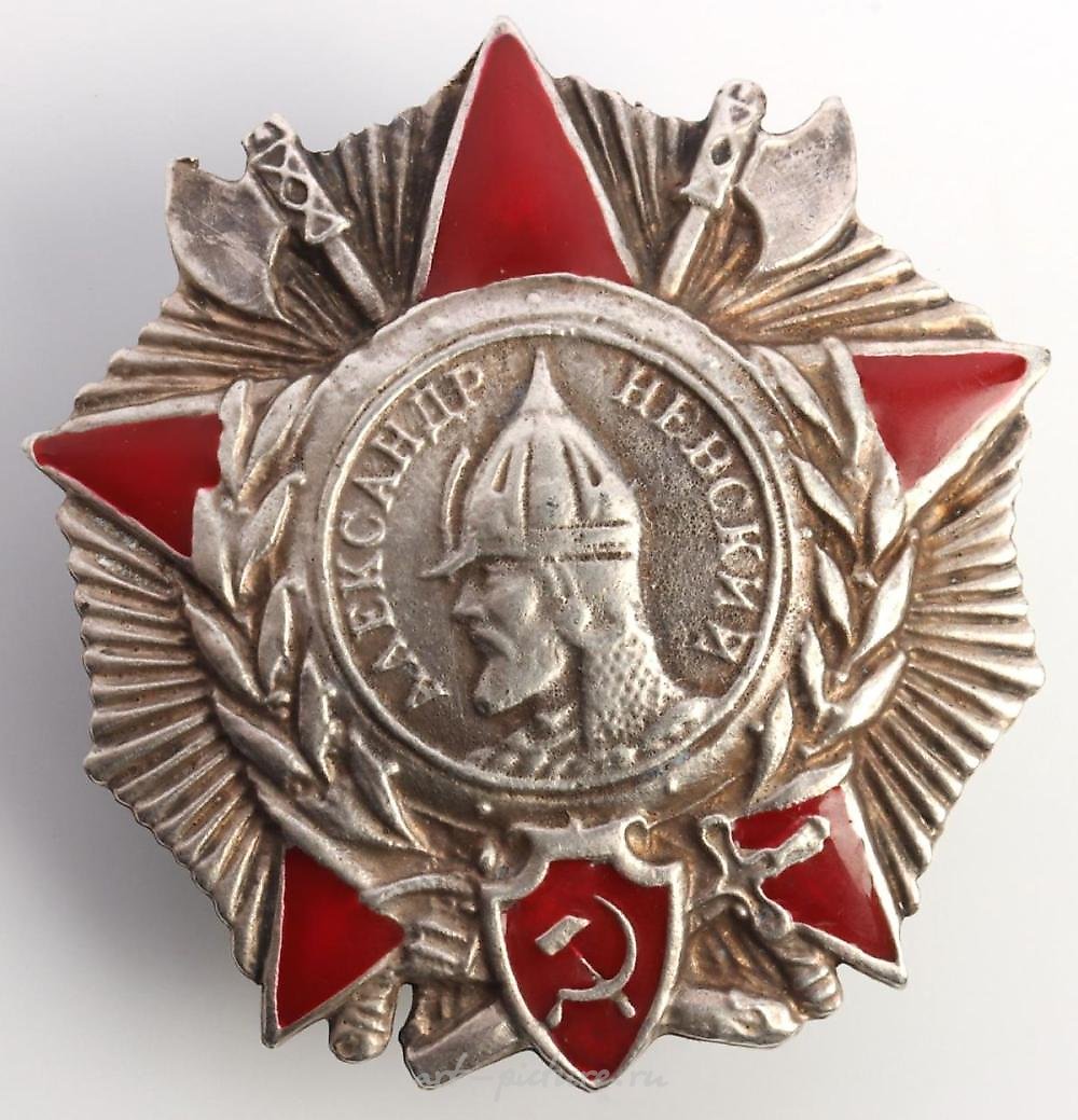 Советский серебряный орден Александра Невского