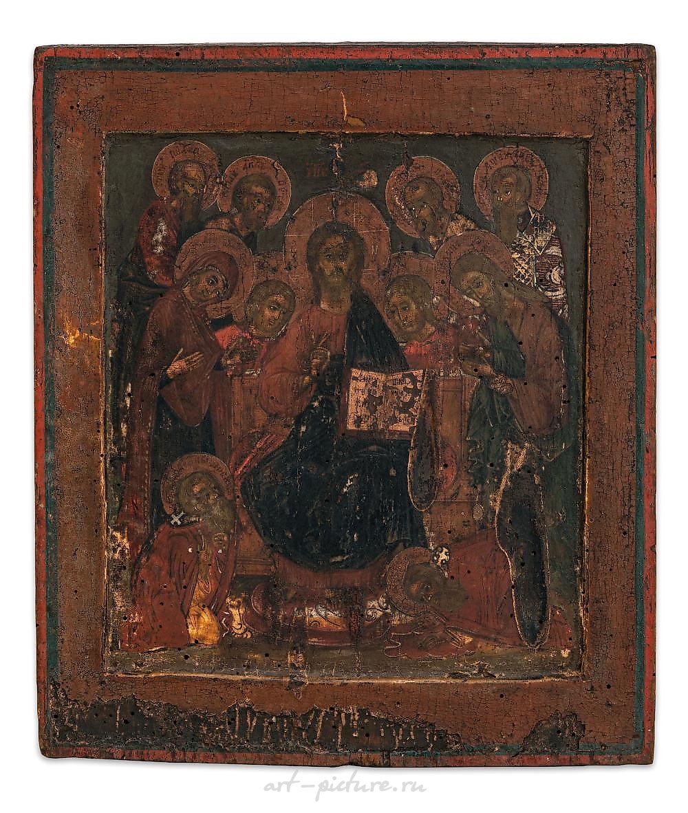 Икона "Деисус", Россия, XVIII век