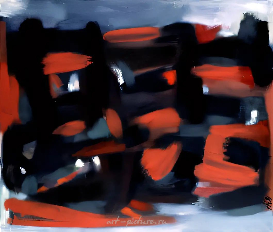 Облава, 1991, масло на холсте, 100x120. Собственность автора