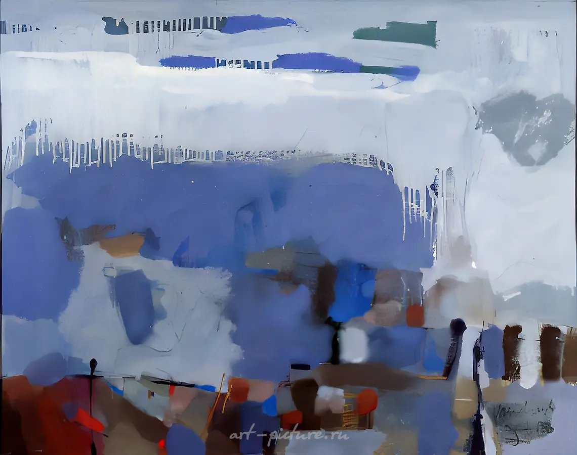 Утро, 2000, масло на холсте, 65x80