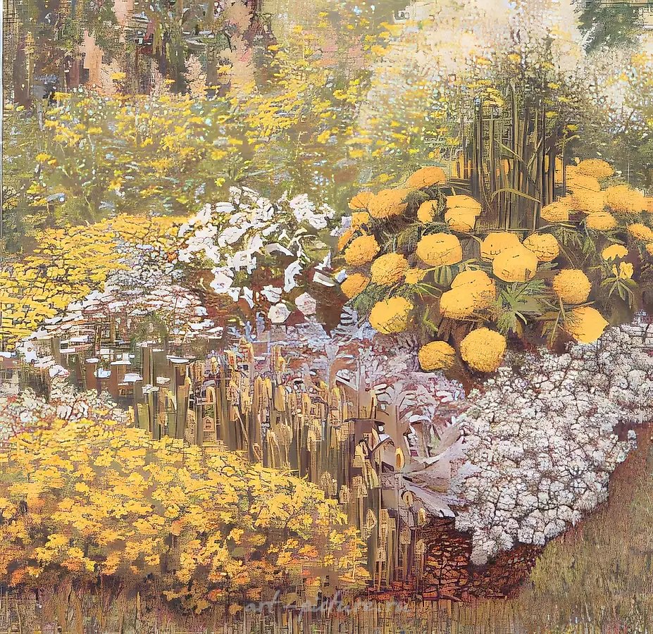 Солнечный сад, 1996, масло на холсте, 110x110